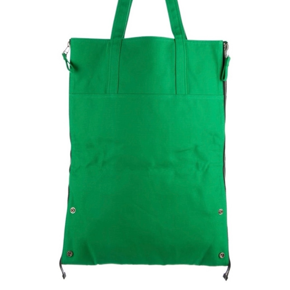 BOTTEGA VENETA Jumbo Canvas Tote - Beautiful Green - Picture 6 of 10
